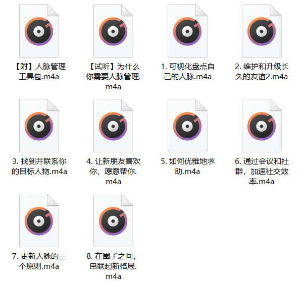 自我提升《怎样成为人脉管理的高手》音频教程