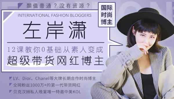 自媒体副业《12堂课教你从0变身,成为超级带货网红博主》视频教程
