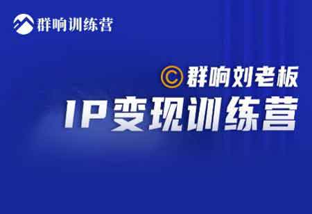 自媒体《IP变现训练营第6期：教你搞流量新姿势》