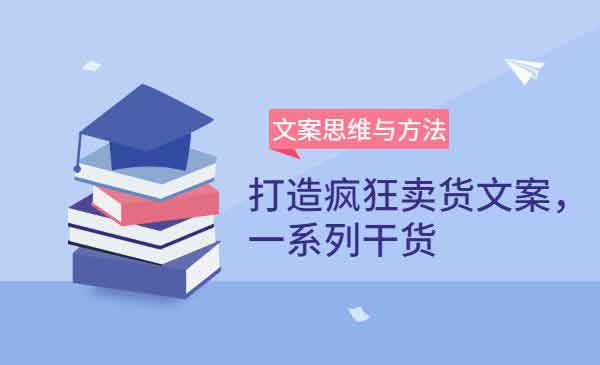 职业提升《文案思维与方法论 如何打造疯狂卖货文案》