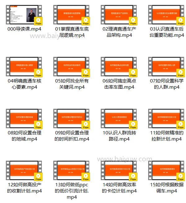 电商运营《直通车系统课 引力魔方系统课》