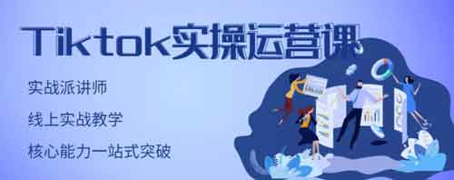 短视频副业《TikTok实操运营课》视频教程