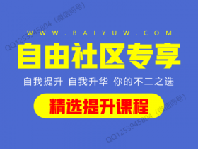 全系列课程合集 终身VIP独享课程【文章密码:688】